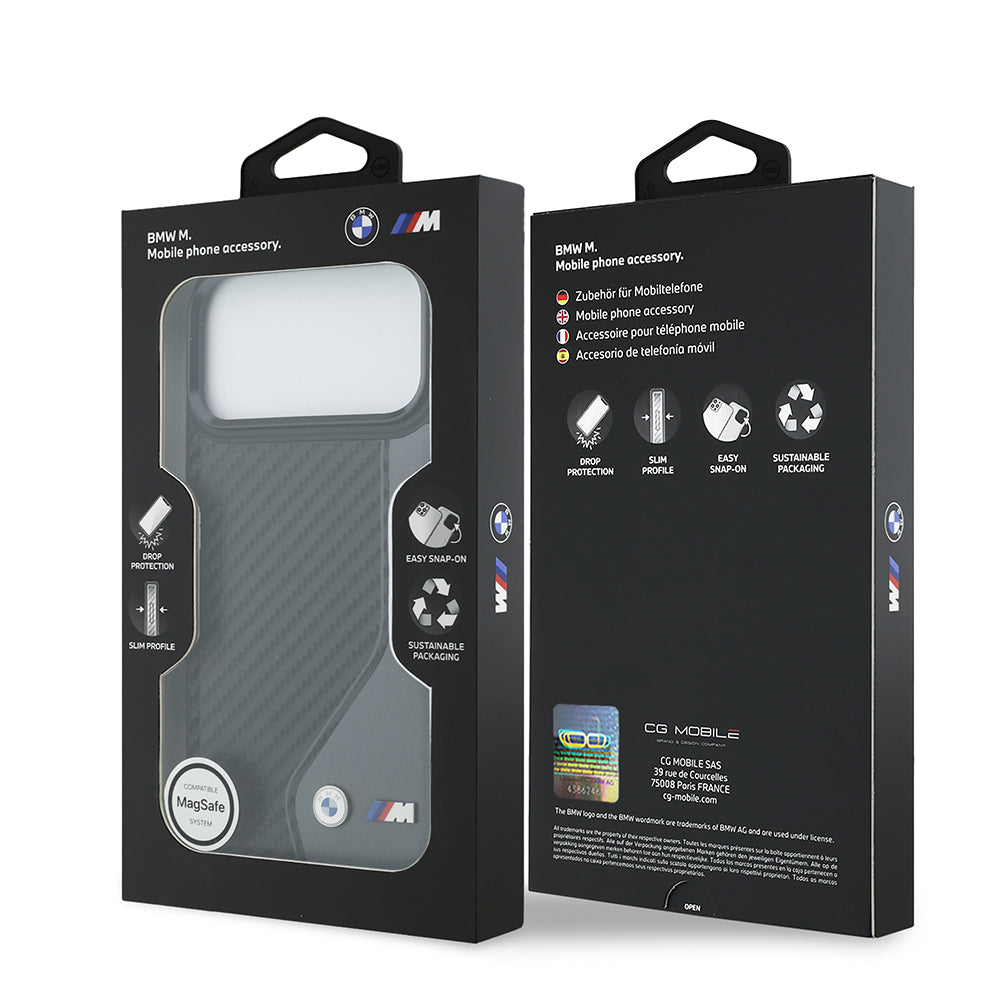 BMW iPhone 17 Pro Max Orjinal Lisanslı Magsafe Metal BMW ve M Logolu PU Karbon Tasarımlı Telefon Kılıfı BMW iPhone 17 Pro Max Orjinal Lisanslı Magsafe Metal BMW ve M Logolu PU Karbon Tasarımlı Telefon Kılıfı